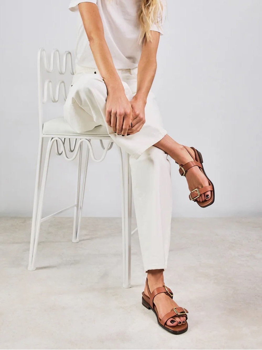 Bared Footwear Tan Brubru Sandal Size 39 - Picture 2 of 7